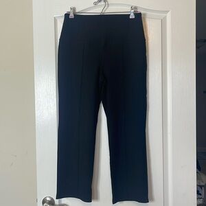 Athena Marie Black Straight Leg Slimming Pull On Pants Size XL